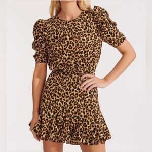 Veronica Beard Lila Puff Sleeve Dress